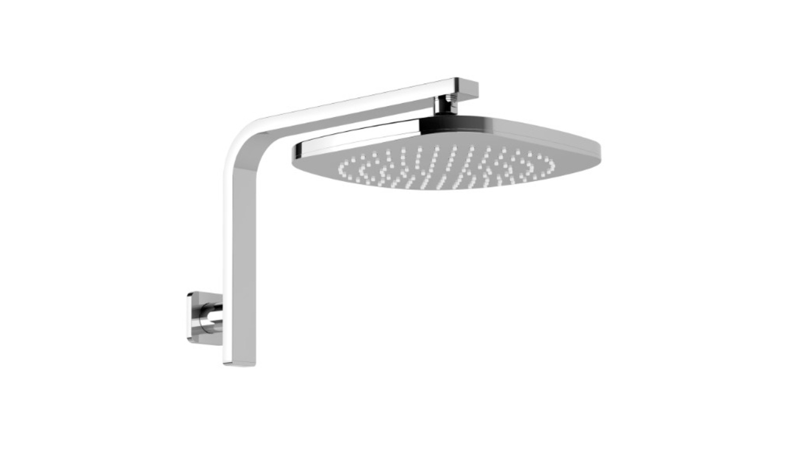 Phoenix Nuage High-Rise Shower Arm and Rose - Chrome
