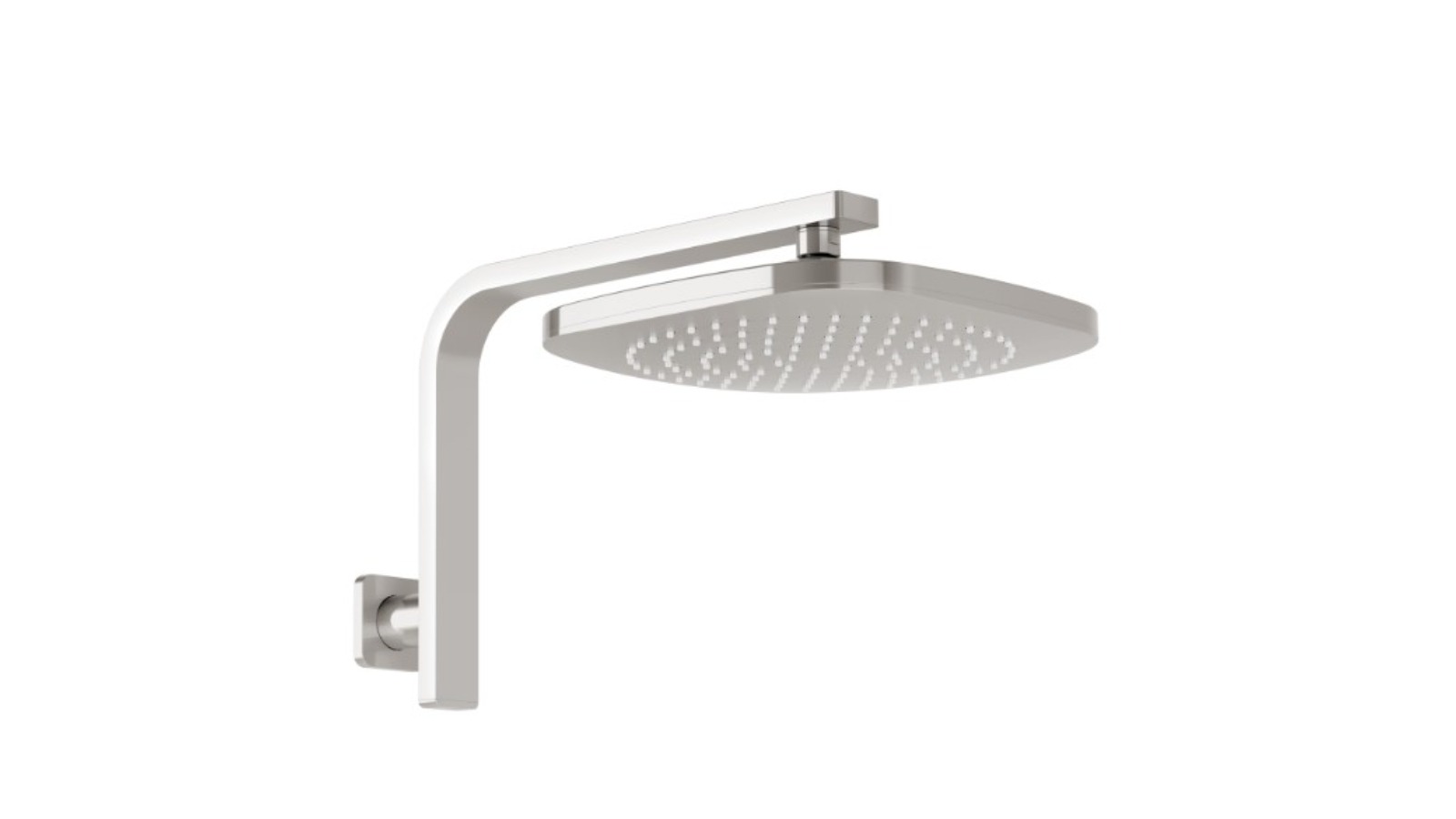 Phoenix Nuage High-Rise Shower Arm and Rose - Brushed Nickel