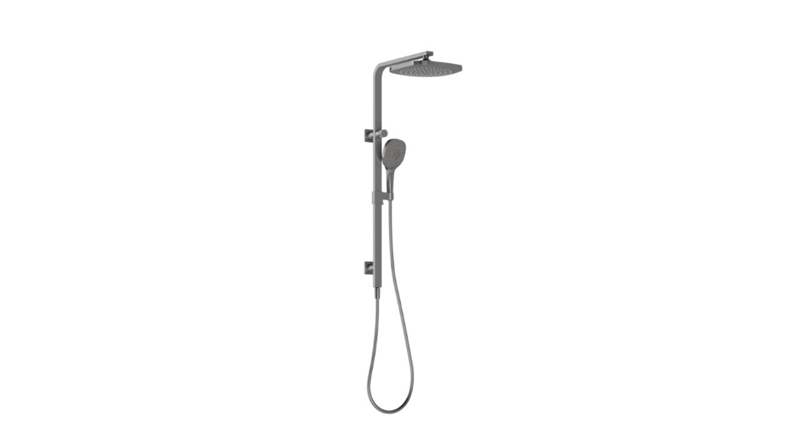 Phoenix Nuage Twin Shower - Brushed Carbon