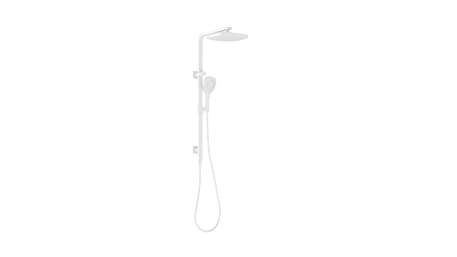 Phoenix Nuage Twin Shower - Matte White