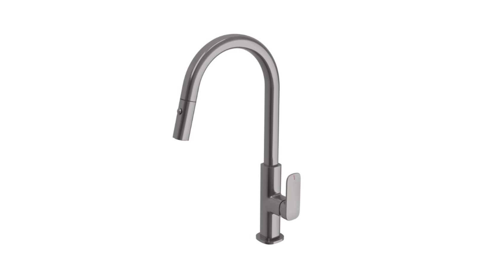 Phoenix Nuage 200mm Lead-Free Pull-Out Sink Mixer - Brushed Carbon
