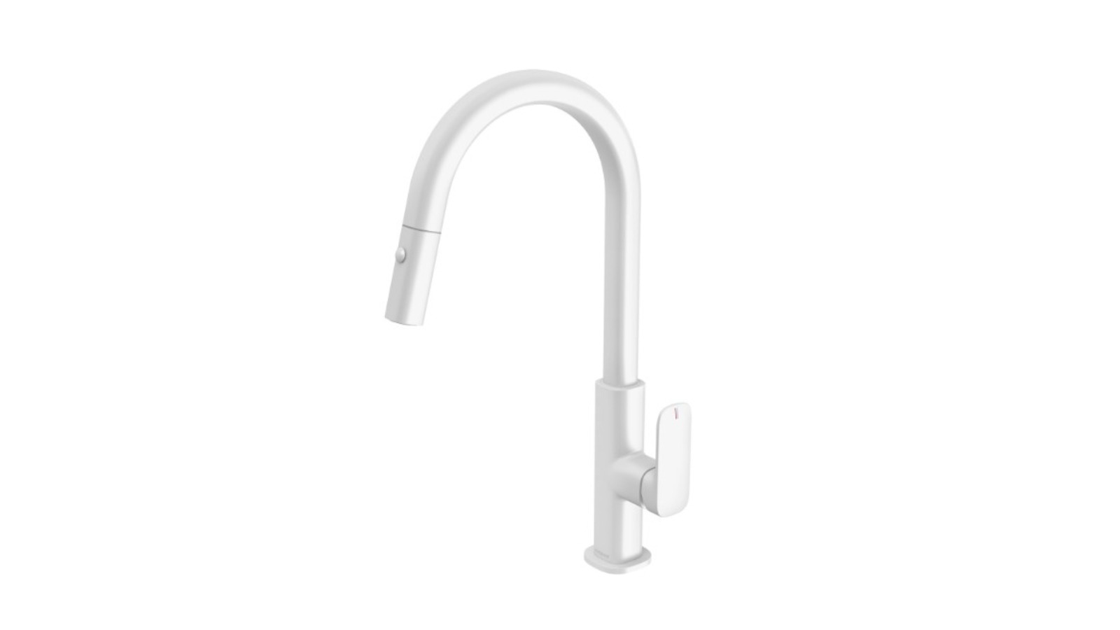 Phoenix Nuage 200mm Lead-Free Pull-Out Sink Mixer - Matte White