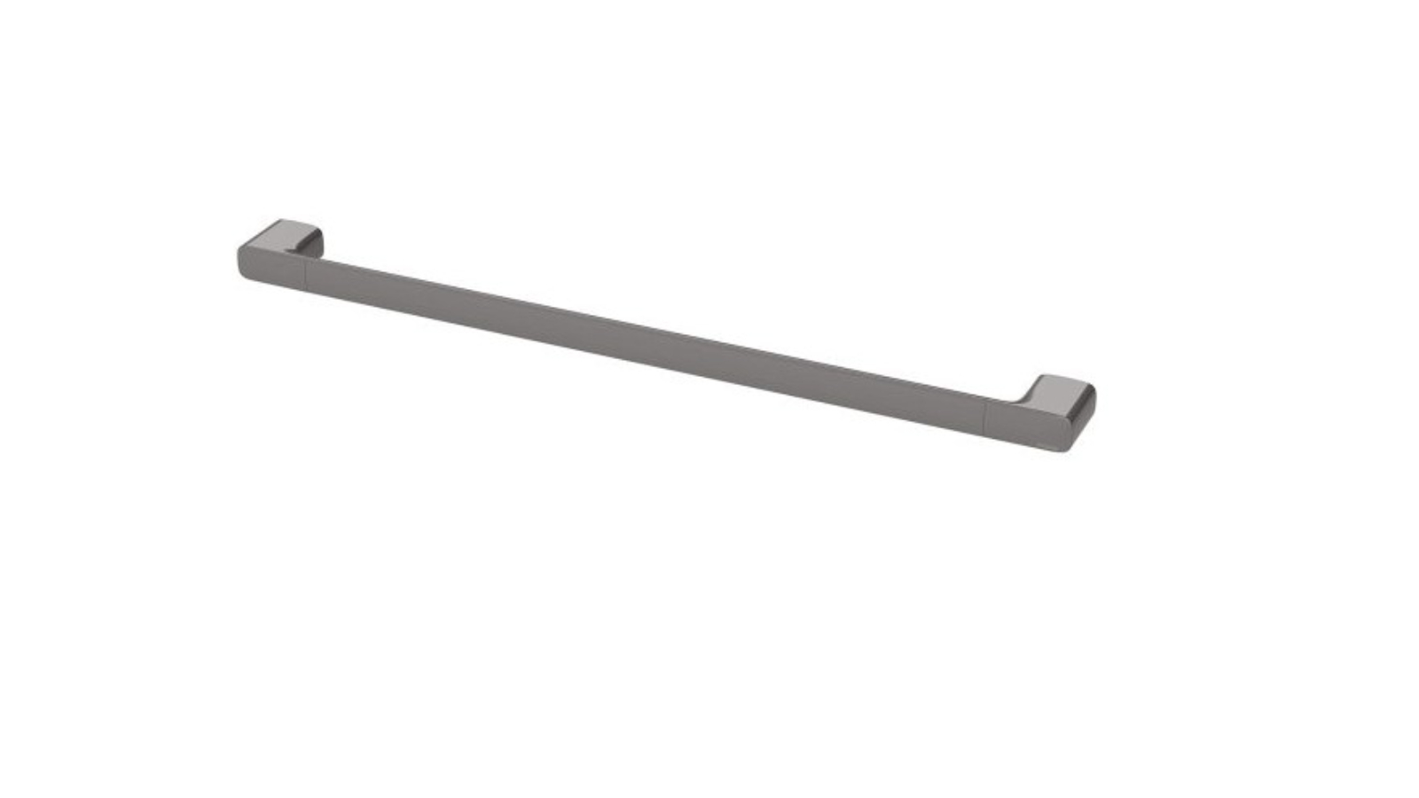 Phoenix 600mm Nuage Single Towel Rail - Brushed Carbon
