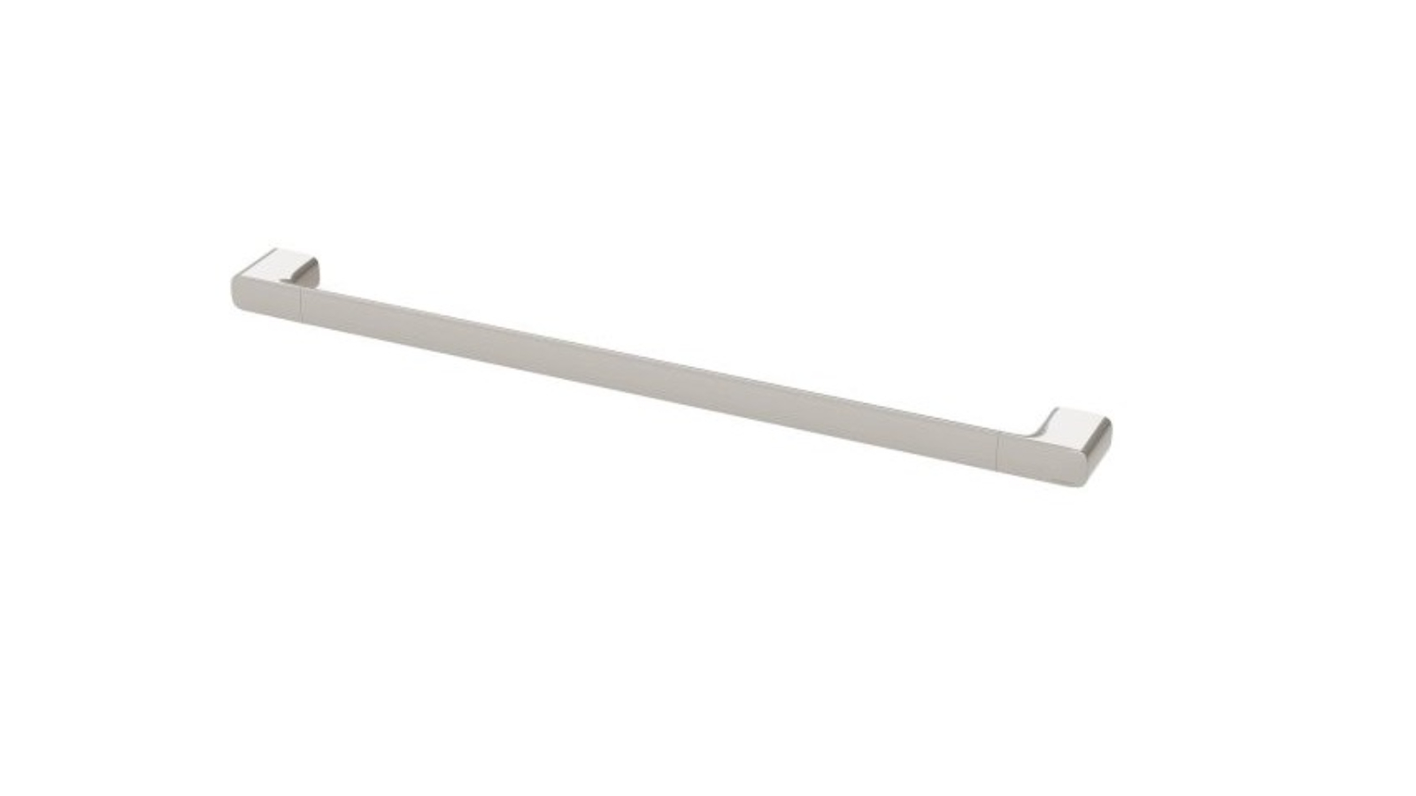 Phoenix 600mm Nuage Single Towel Rail - Brushed Nickel