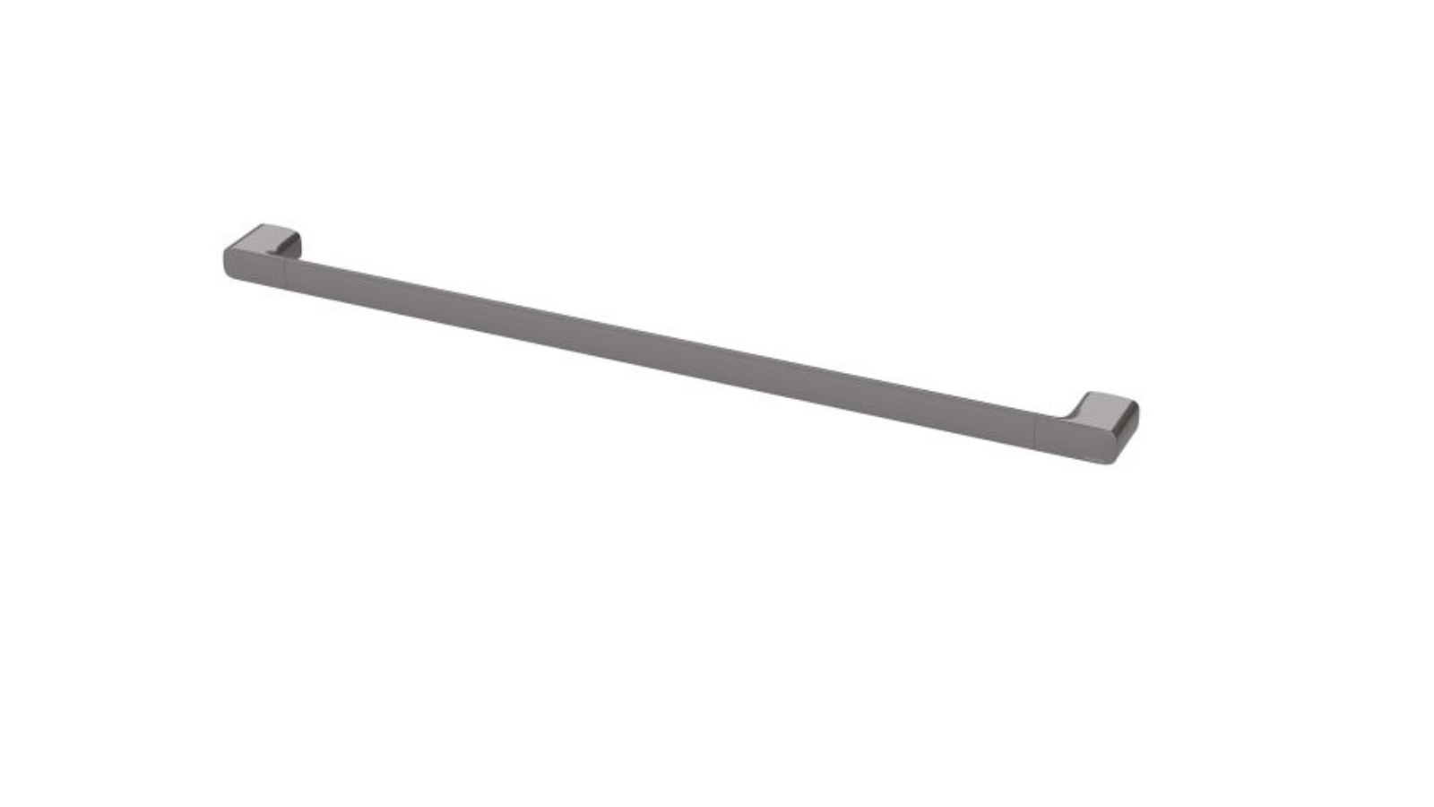 Phoenix 800mm Nuage Single Towel Rail - Brushed Carbon