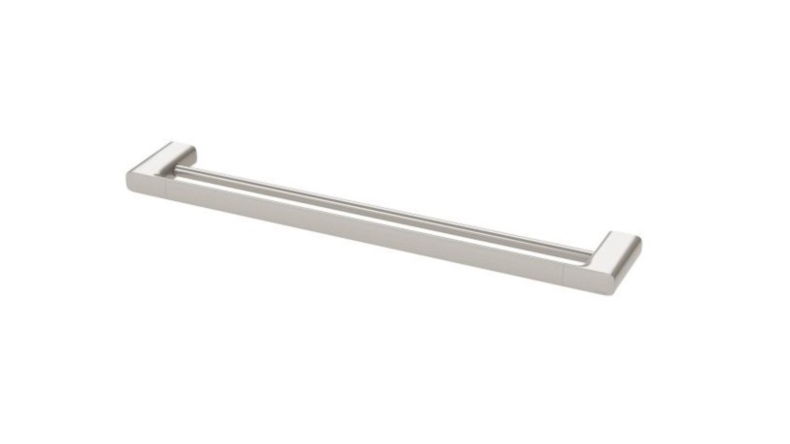 Phoenix 600mm Nuage Double Towel Rail - Brushed Nickel