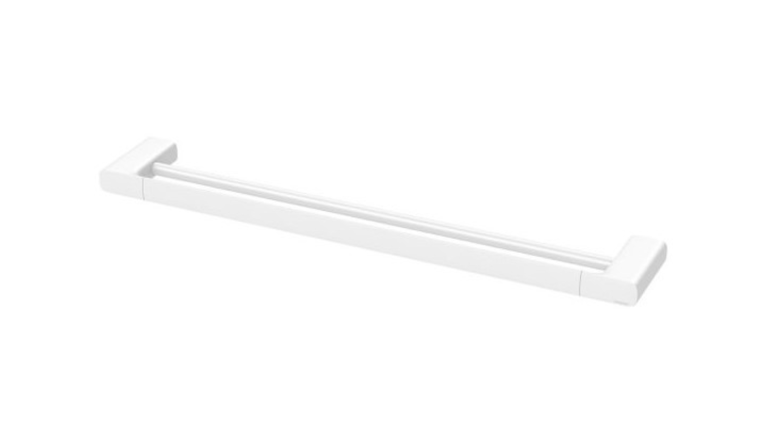 Phoenix 600mm Nuage Double Towel Rail - Matte White