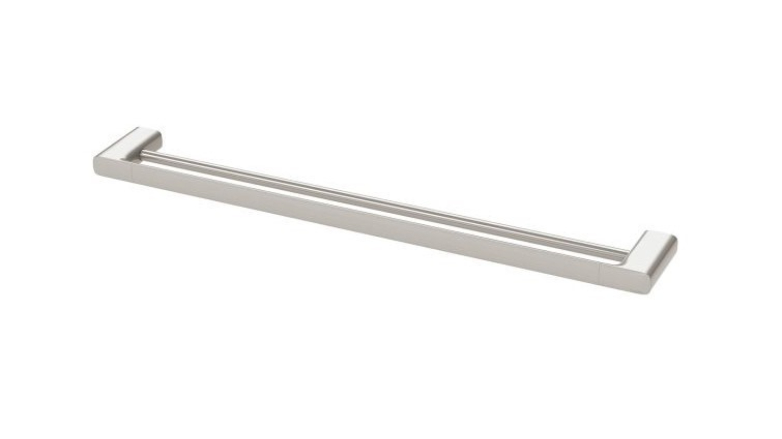 Phoenix 800mm Nuage Double Towel Rail - Brushed Nickel