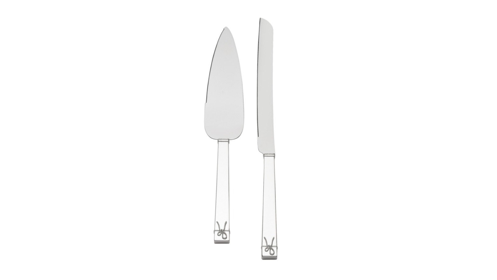 Wedgwood Vera Wang Love Knots Cake Knife and Serveware - Silver