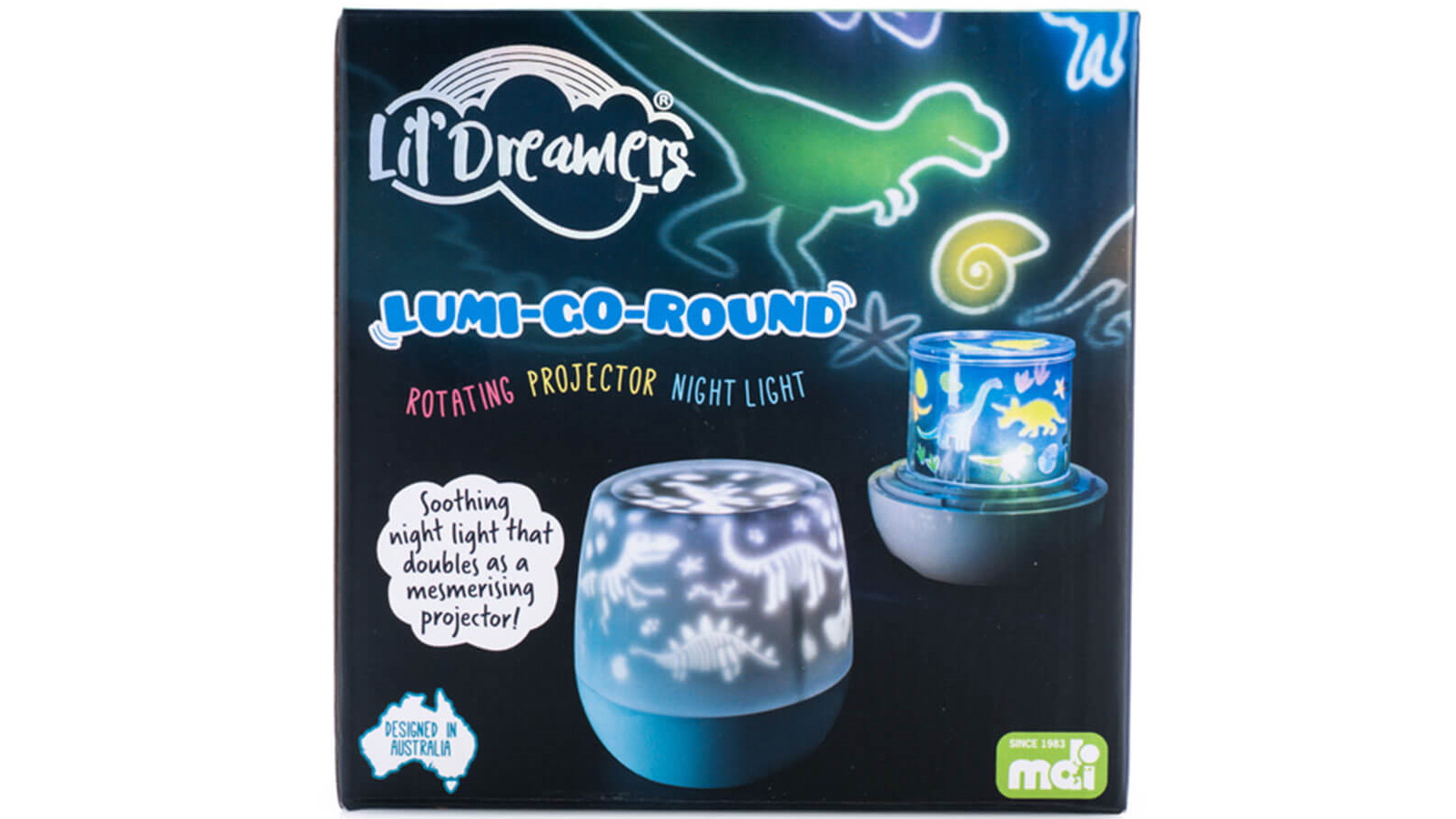 Lil Dreamers Lumi-Go-Round Rotating Projector Light - Dino