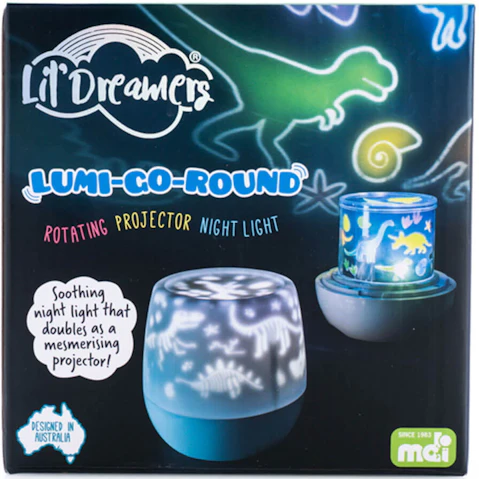 Lil Dreamers Lumi-Go-Round Rotating Projector Light - Dino