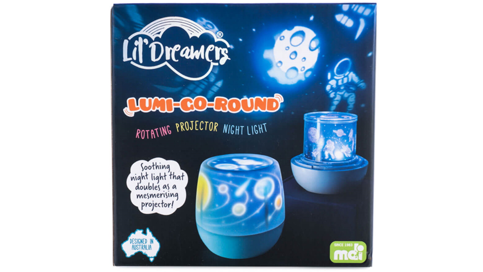 Lil Dreamers Lumi-Go-Round Rotating Projector Light - Space