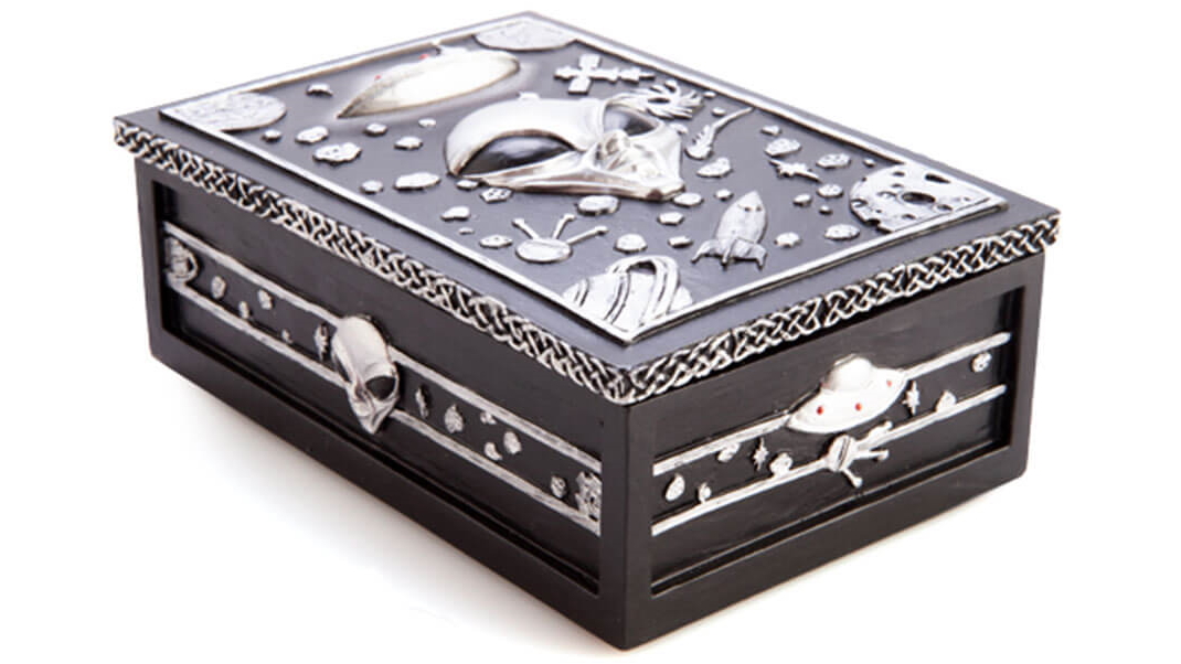 Luxurious Polyresin Tarot Box - Alien