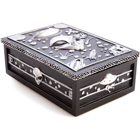 Luxurious Polyresin Tarot Box - Alien