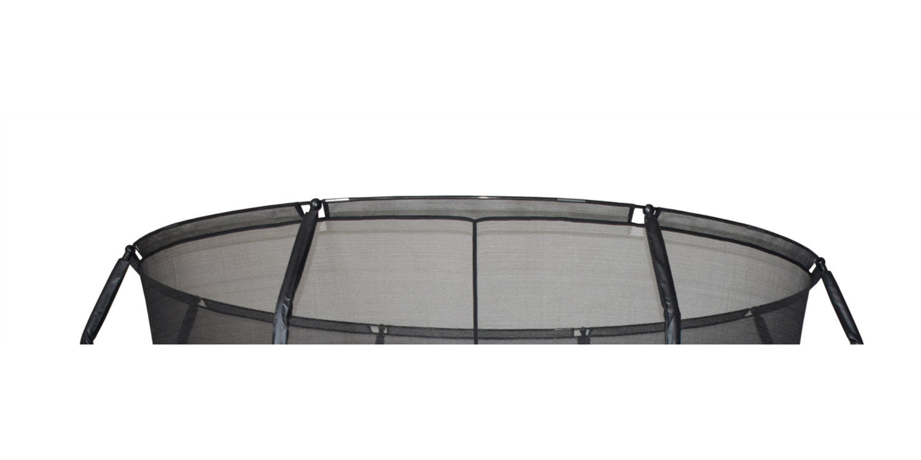 Jumping Roo BasketBall Hoop Trampoline with Sunshade Net - 10ft ...