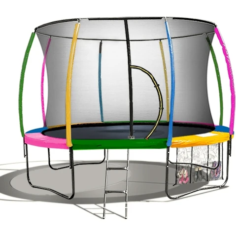 Kahuna 12ft Trampoline - Rainbow