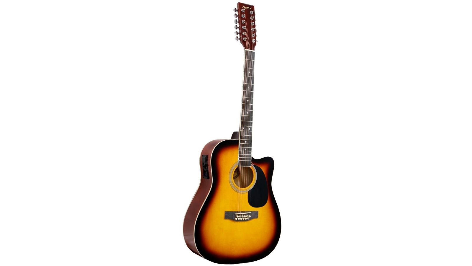Karrera Sunburst Acoustic Guitar 12-String with EQ