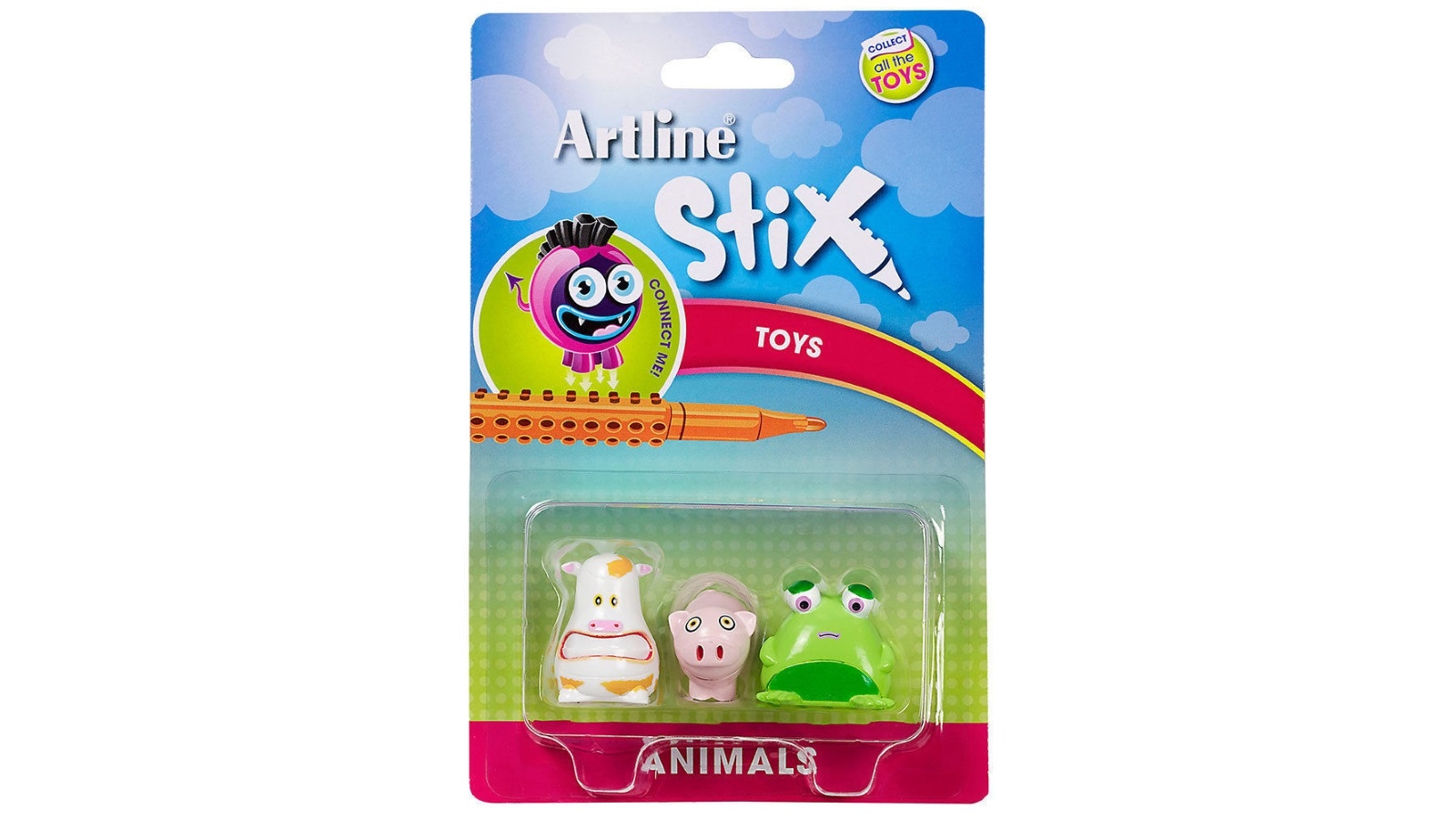 Artline Stix 3 Pack Animals Toys for Stix Drawing Pen