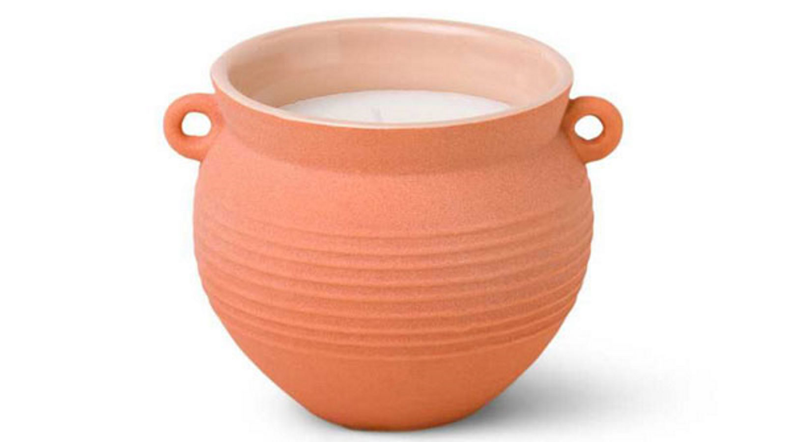 LatestBuy Santorini Scented Candle 8.5oz - Raw Clay & Pear