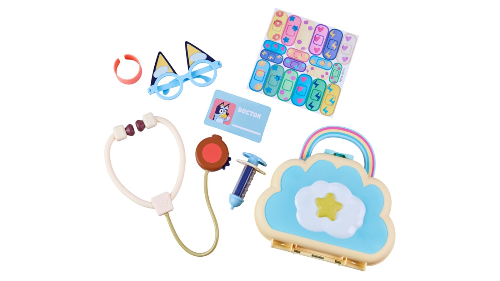 Bluey Cloud Bag Doctor's Set Kids Toy 3+