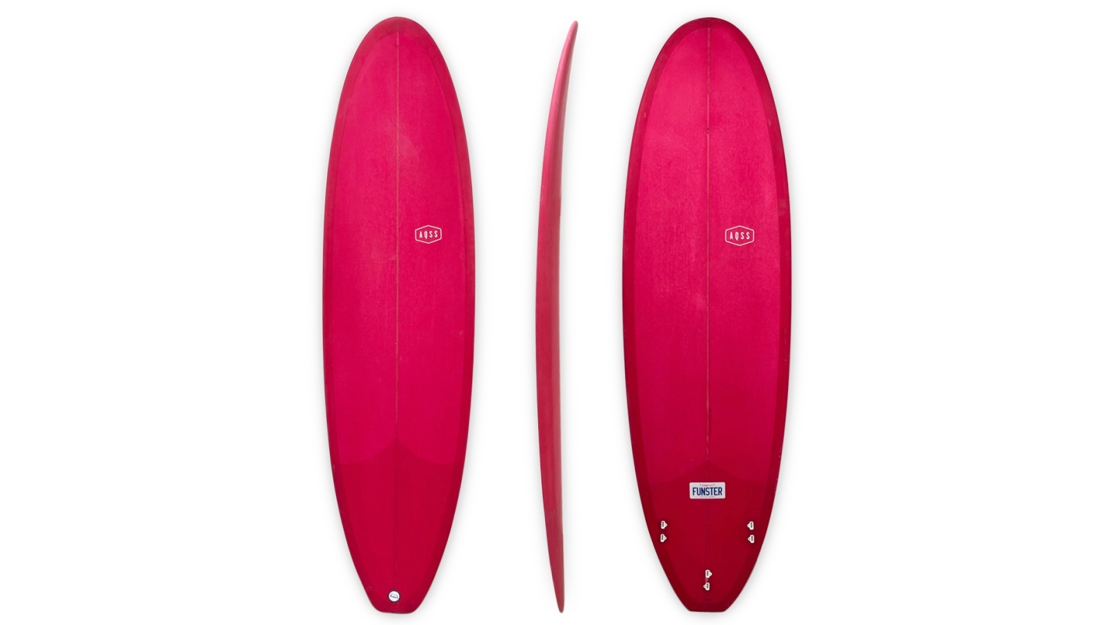 AQSS Funster 8ft Funboard Maroon Harvey Norman