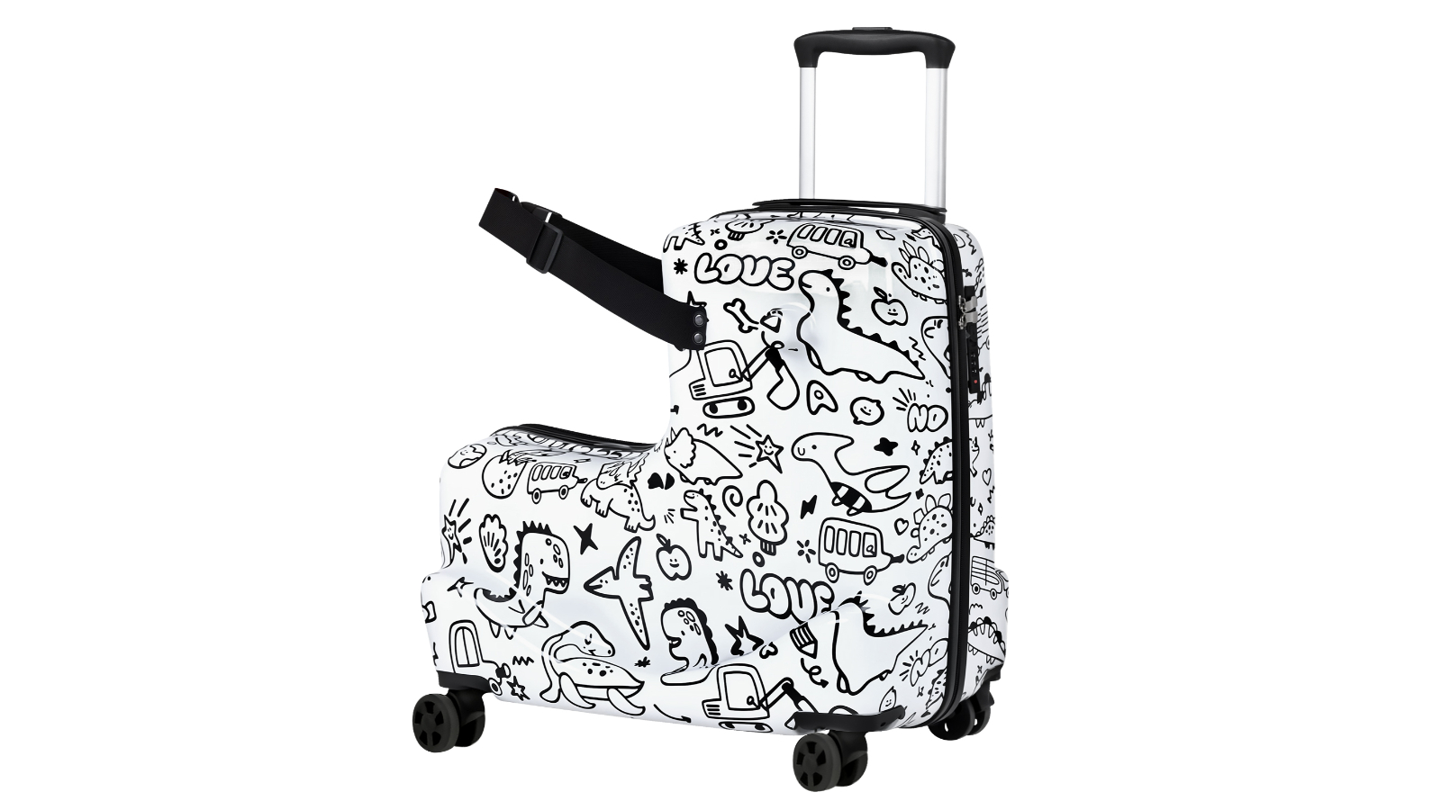 Advwin Graffiti Kids Ride-On Luggage 