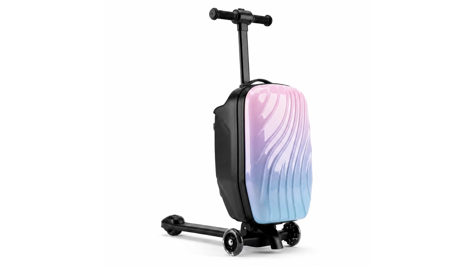 Advwin 4-in-1 Kids Scooter Suitcase - Blue/Pink