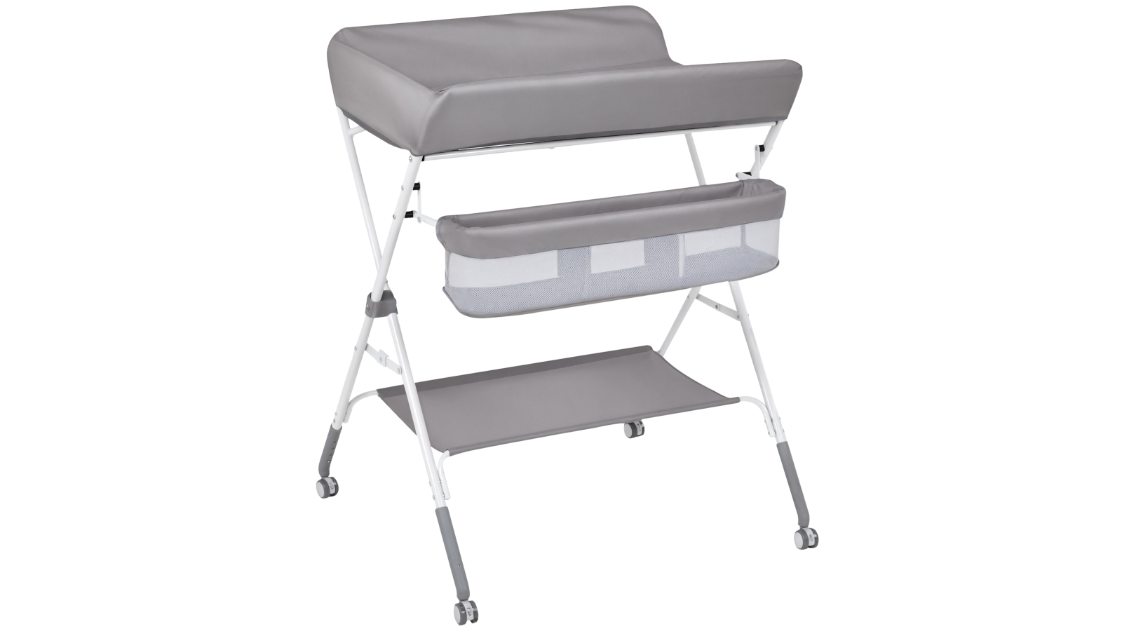 Advwin Foldable Baby Changing Table with Height Scale