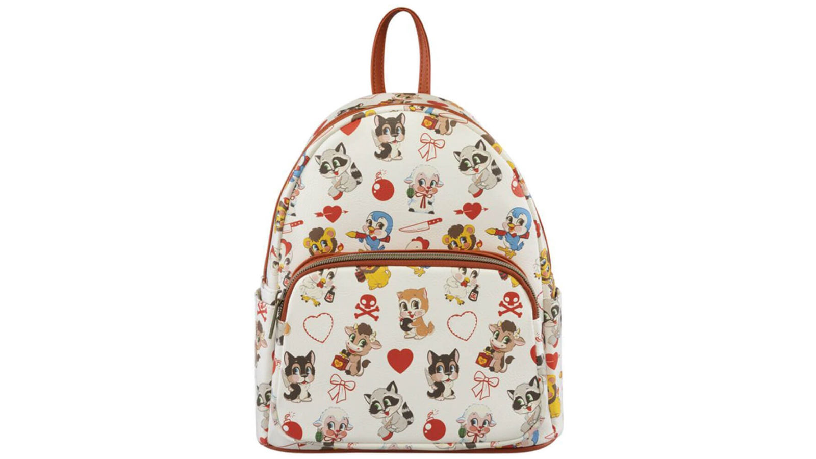LatestBuy Villainous Valentines Faux Leather Mini Backpack