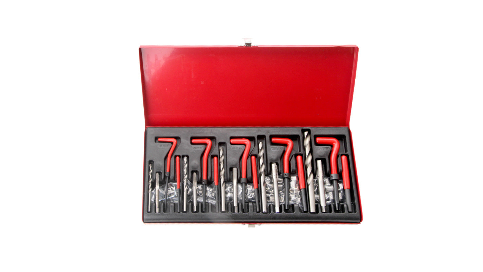 AUPK 131 Piece M5 M6 Metric 8 Metric 10 M12 Thread Repair Tool Kit