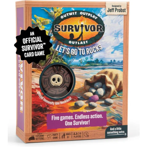 Exploding Kittens Survivor - Let's Go to Rock Card Game