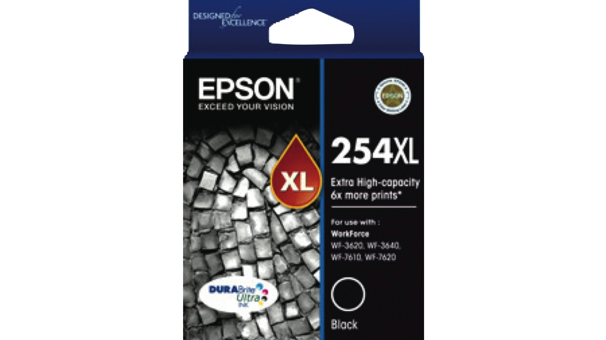 Epson 254XL Extra High Capacity DURABrite Ultra Ink Cartridge - Black