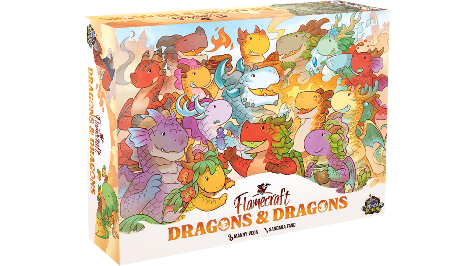 Asmodee Flamecraft Dragons and Dragons Expansion Board Game