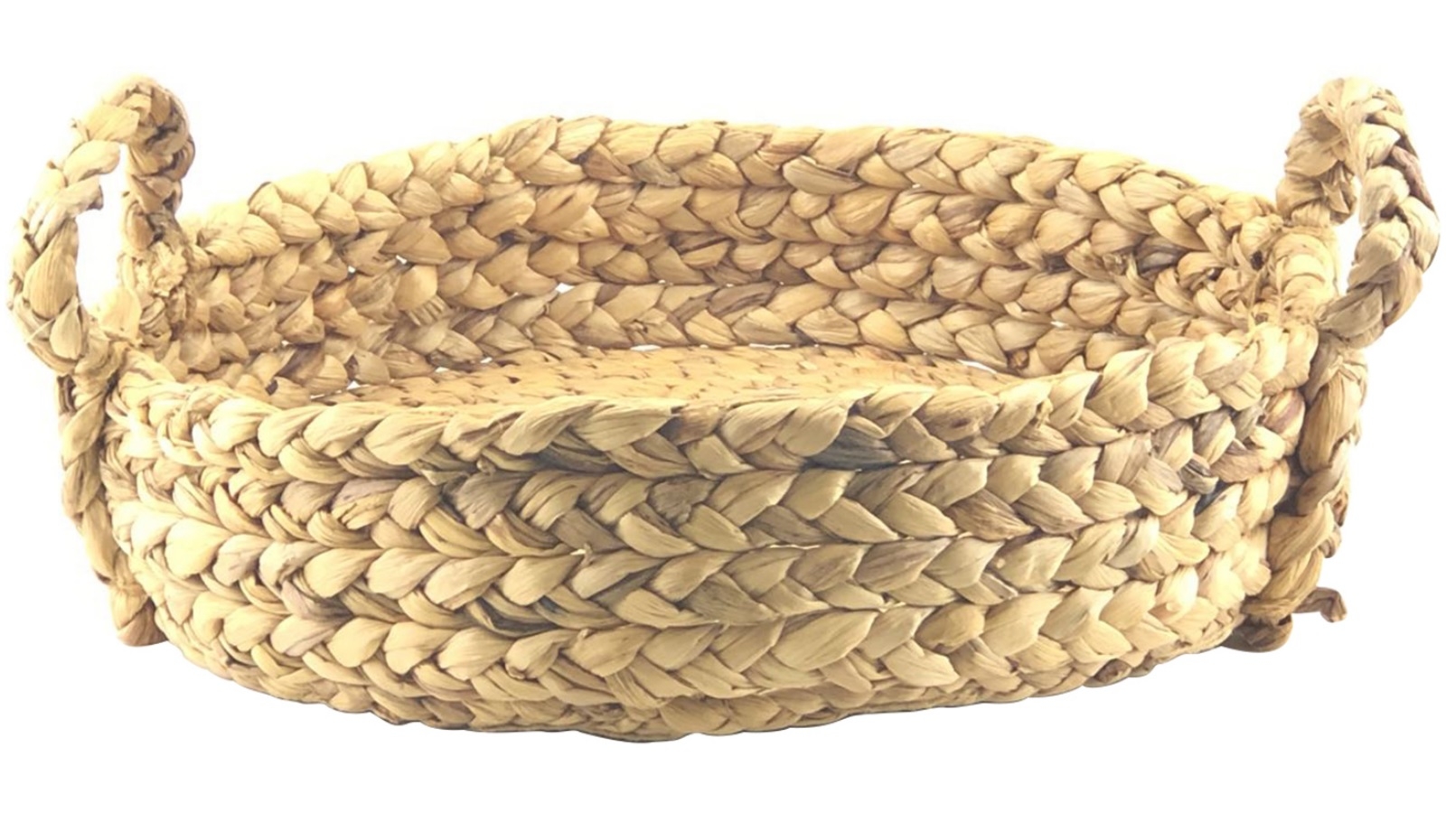 Nova Star Chunky Water Hyacinth Rush Tabletop Tray - 40cm