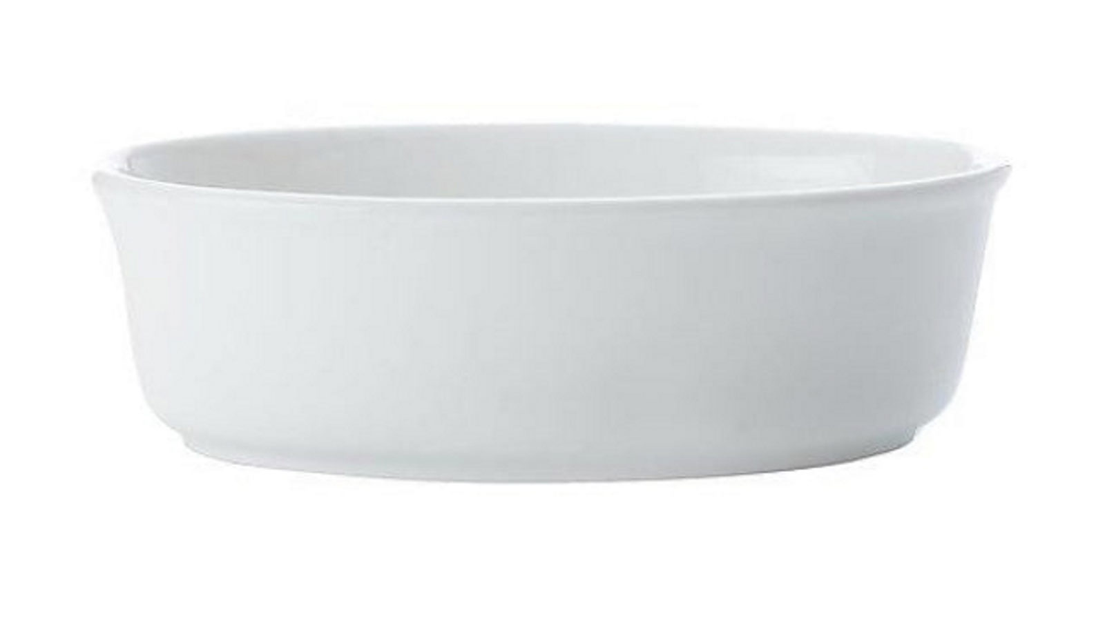 Maxwell and Williams Set of 1 White Basics Oval Pie Deep Dish/Bowl 18cm Bakeware