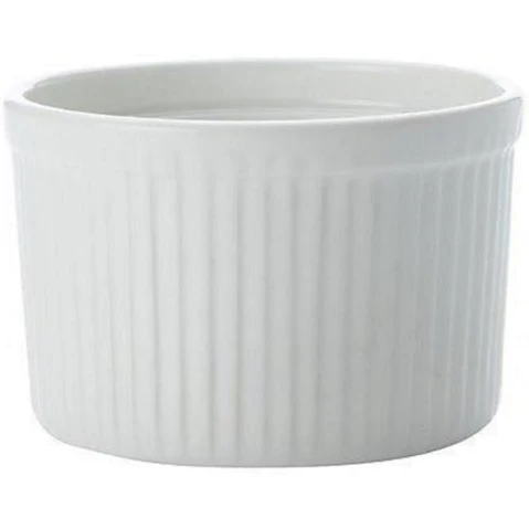 Maxwell and Williams 1 Set White Basics Ramekin Dish Bowl 10 x 7cm for Baking/Tray