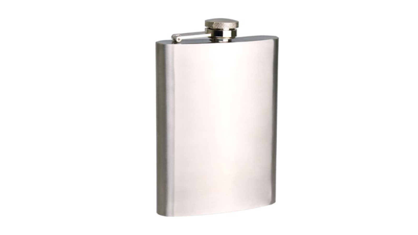 Bartender Compact and Lightweight Stainless Steel Hip Flask - 236ml