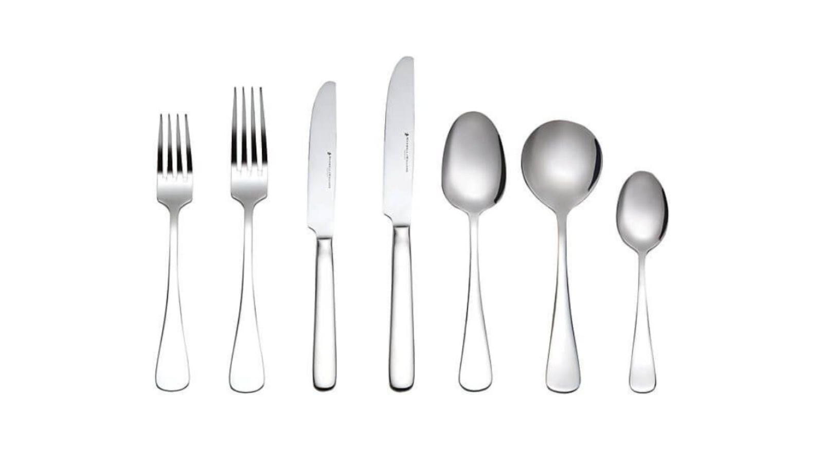 Maxwell and Williams 56 Piece Stainless Steel Kitchenware Madison Cutlery Set - Silver