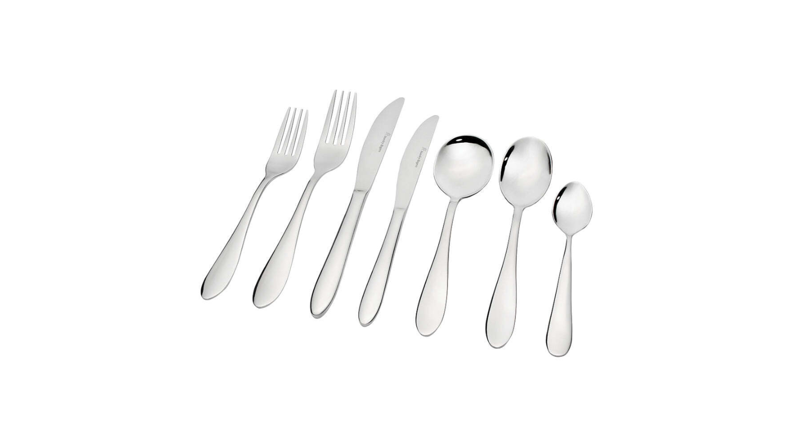 Stanley Rogers 56 Piece Noah Stainless Steel Cutlery Lunch/Family Dinner Party Set