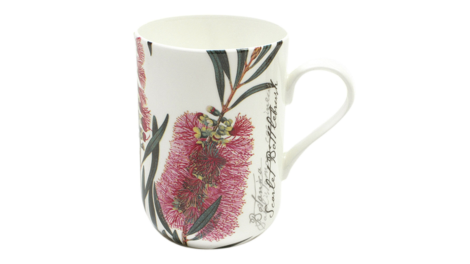 Maxwell and Williams 300ml Bottlebrush Hot/Cold Drink Botanic Mug Gift Box - Pink