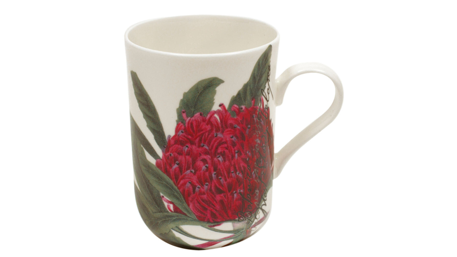 Maxwell and Williams 300ml Telopea Hot/Cold Drink Botanic Mug Gift Box - Red