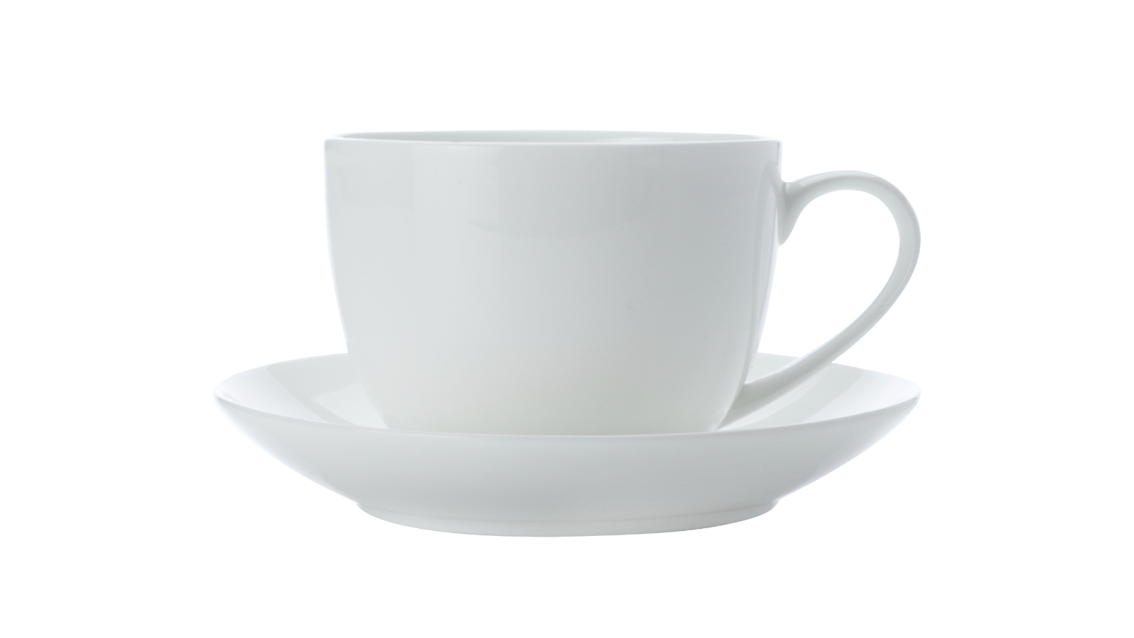 Maxwell and Williams 230ml Fine Bone China Cashmere Cup and Saucer - White