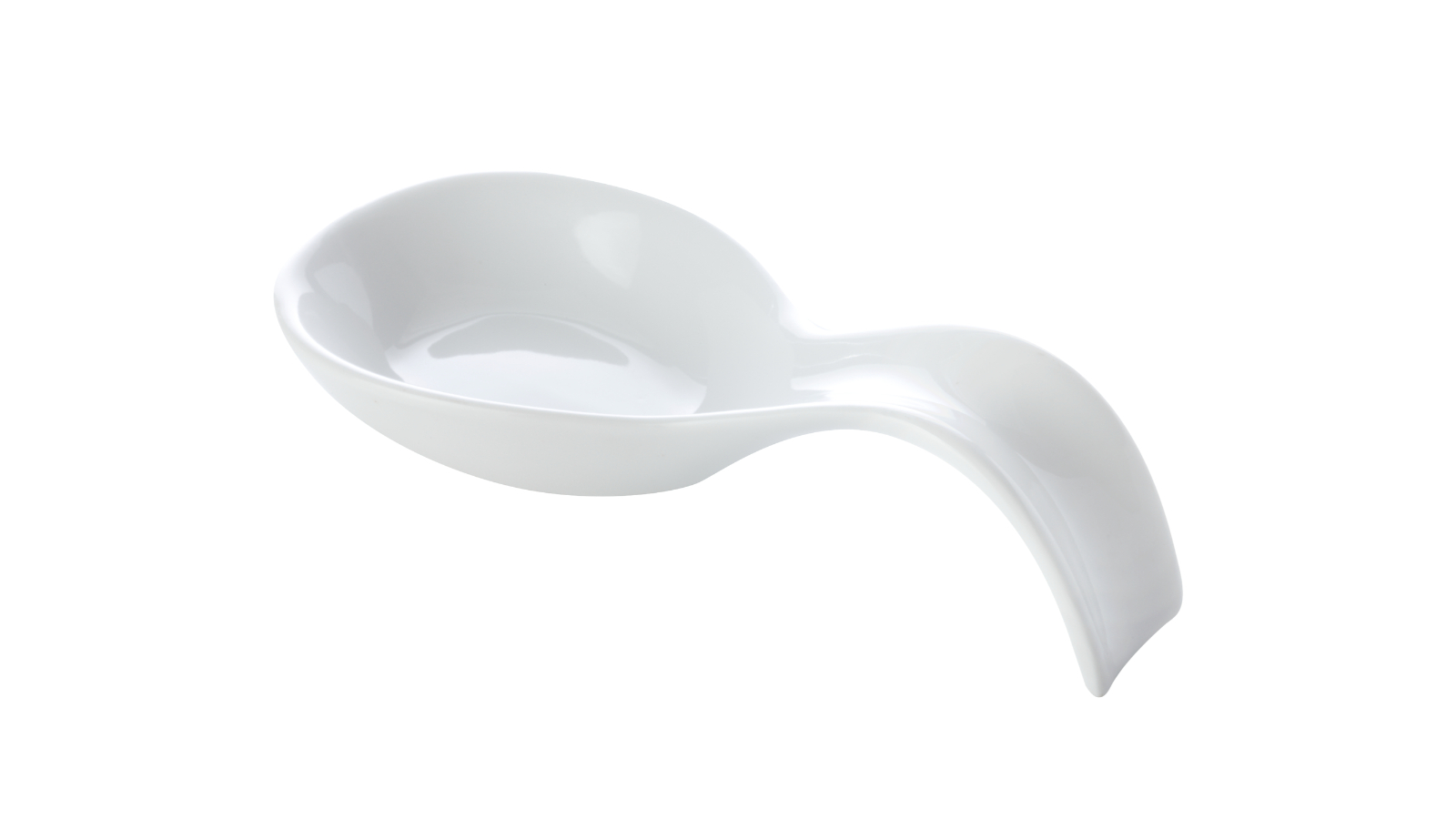 Maxwell and Williams Porcelain 23cm Basics Spoon Rest Cooking Utensil Holder - White