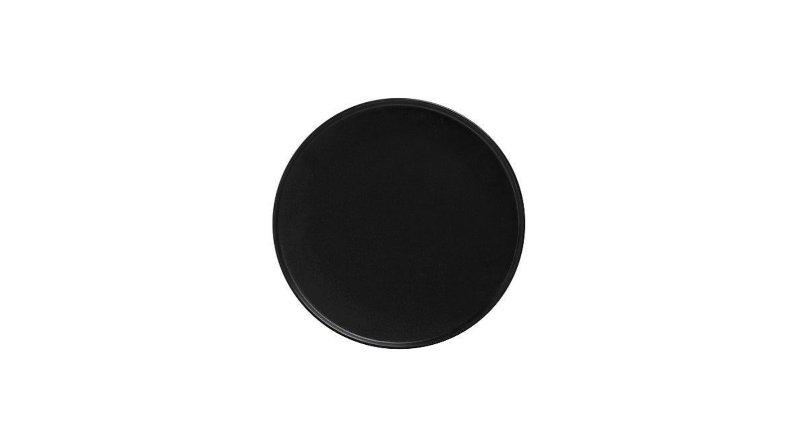 Maxwell and Williams 21cm Porcelain Caviar High Rim Plate - Black