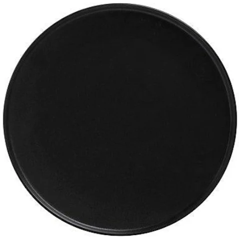 Maxwell and Williams 21cm Porcelain Caviar High Rim Plate - Black