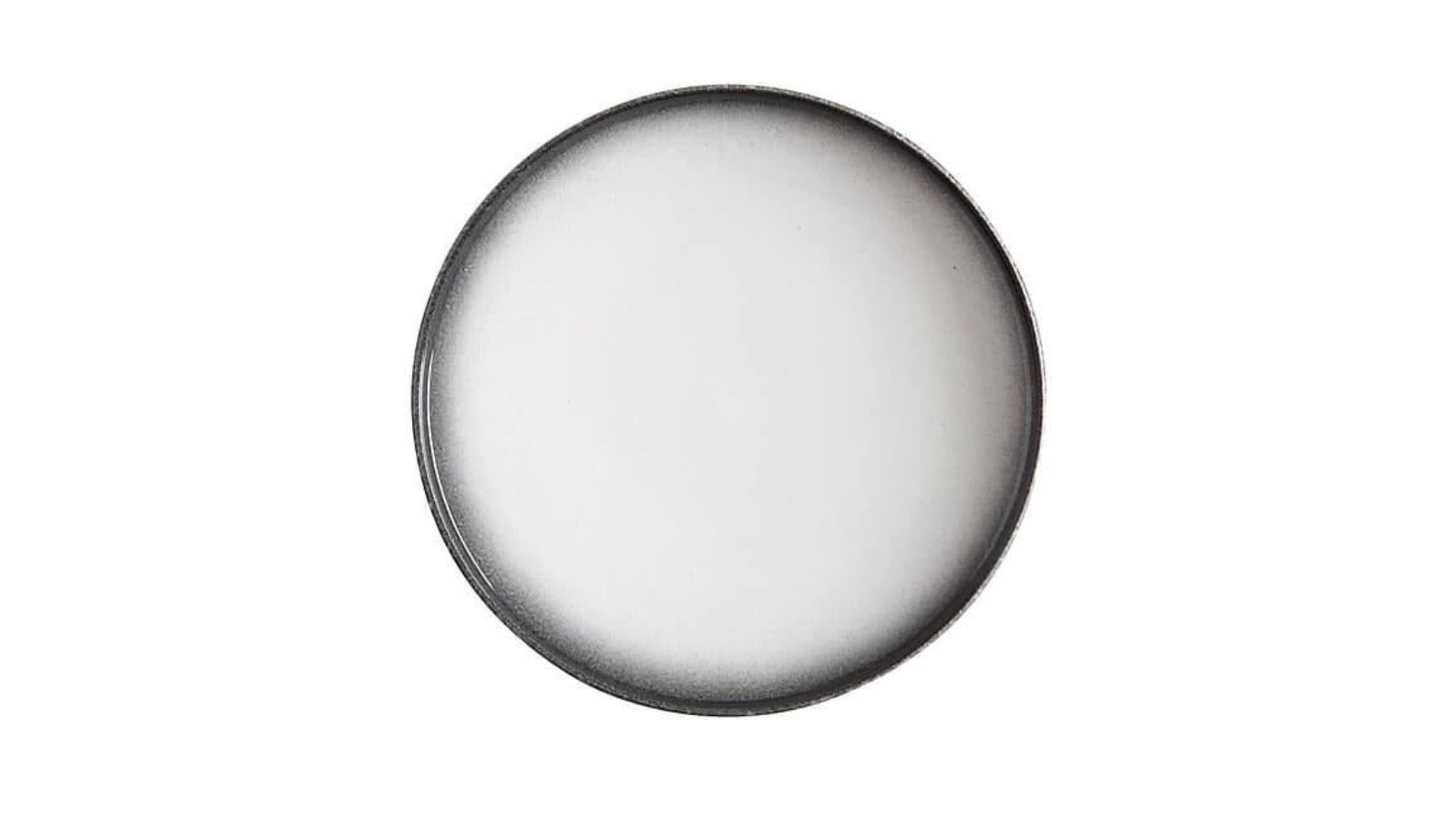 Maxwell and Williams 21cm Porcelain Caviar High Rim Plate - Granite