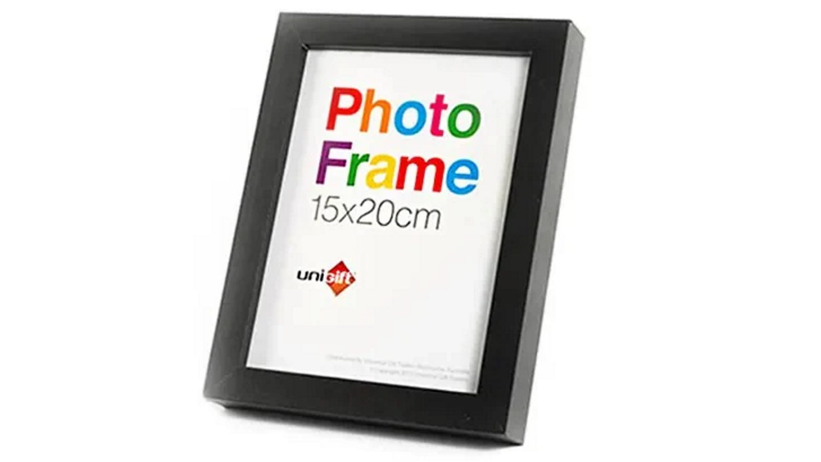 Unigift Timeless Special Design Photo Wooden Black Frame - 15 x 20cm