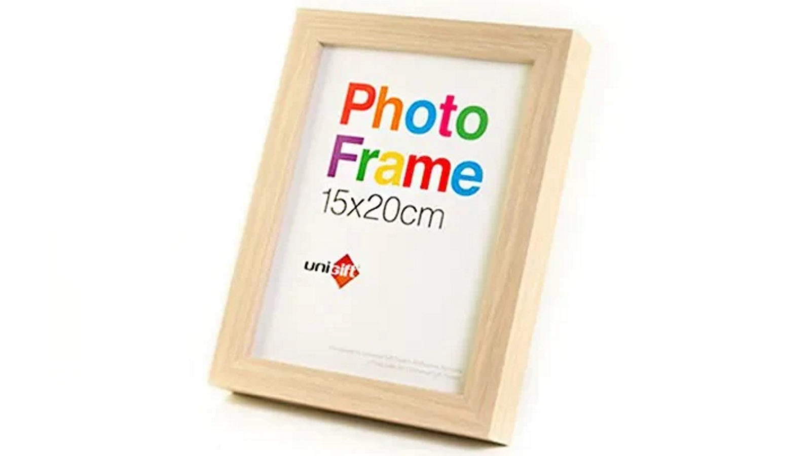 Unigift Timeless Special Design Photo Wooden Natural Frame - 15 x 20cm