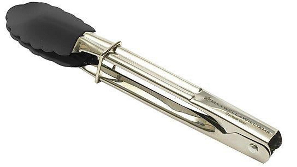 Maxwell and Williams 18cm Grabbers Mini Tongs - Black