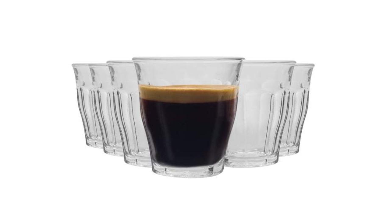 Duralex Pack of 6 Clear Picardie Flared Tumbler
